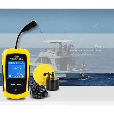 Fish S /328ft Portable Fishing Sonar LCD Depth Sounder • $101.60