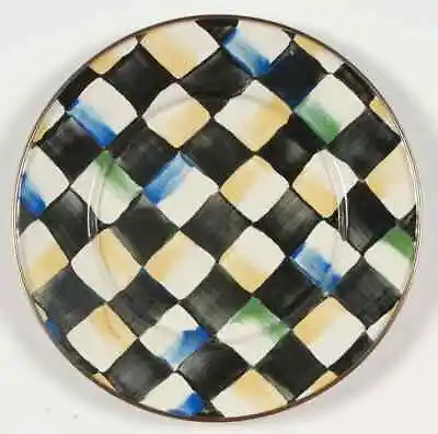 MacKenzie-Childs Courtly Check  Salad Plate 8244843 • $59.99