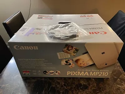 Canon Pixma MP210 Photo All-In-One Inkjet Printer NEW In BOX With Cable • $139