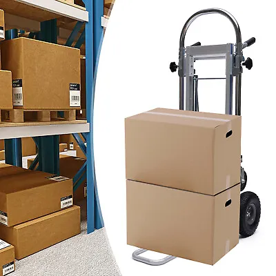 700lbs Aluminum Convertible Cart 3 In 1 Compact Hand Truck With Universal Wheels • $172.24