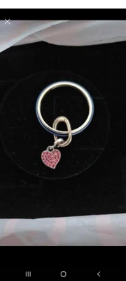 $45 • Buy Genuine Pandora Charm Ring Size 58