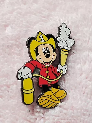Disneyland Pin Fireman Mickey Mouse With Fire Extinguisher Yr 2000  • $95