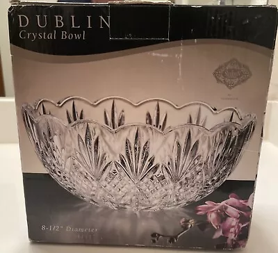 Godinger Shannon Crystal Dublin Bowl 8.5   - NIB  • $29.99