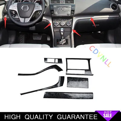 Central Console Instrument Panel Trim Fit For Mazda 6 2009-2013 Black Wood Grain • $146.45