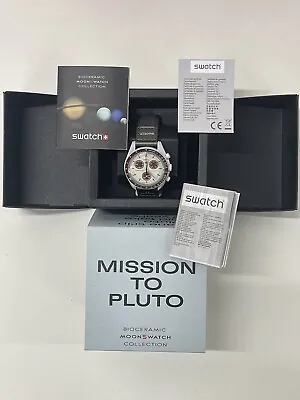 $349.68 • Buy OMEGA X Swatch Speedmaster Moonswatch Mission To Pluto