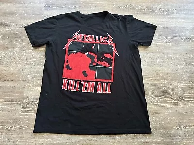 METALLICA Kill Em All Ride The Lightning Band T Shirt Vtg 2007 Y2K Concert Tour • $29.96