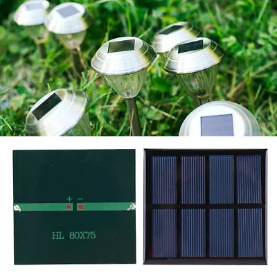 3W 2V Solar Panel Courtyard Lighting Outdoor Solar Panels DIY Charger Supplies • $7.91