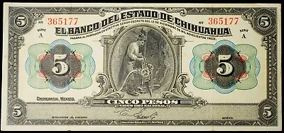 Mexico Banco Del Estado De Chihuahua -5 Pesos • $9.99