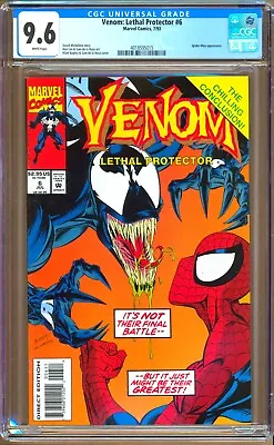 Venom: Lethal Protector #6 (1993) CGC 9.6  WP  Michelinie - Bagley  Spider-Man  • $74.99