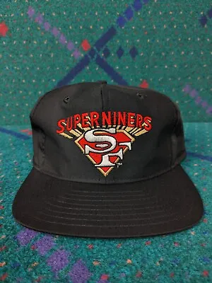 Vintage Signature San Francisco 49ers Super Niners Authentic NFL Snapback Hat  • $49.99