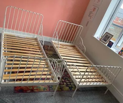Kids IKEA (extendable) Metal Frame Beds - 2 Available • £50