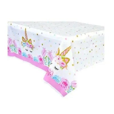 $6.99 • Buy Unicorn Tablecloth Table Cover Party Supplies Table Decoration