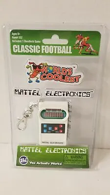 Mattel Classic Football Electronics Game Smallest Handheld Game Worlds Coolest • $11.95