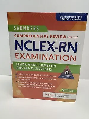 $20 • Buy NEW Saunders Comprehensive Review For The NCLEX-RN Examination (8th Ed) - SEALED