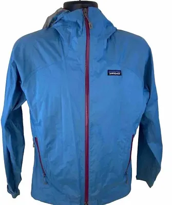 Patagonia Rain Jacket Women's Small  Blue H2NO Torrentshell Hooded • $41.75