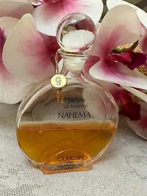 Vintage Guerlain Nahema Parfum De Toilette  23 Ml Left Splash Women Perfume • $300