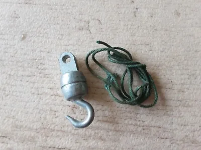 Meccano #57c Large Barrel Hook 1968 - 74 Zinc With Cord • £1.75