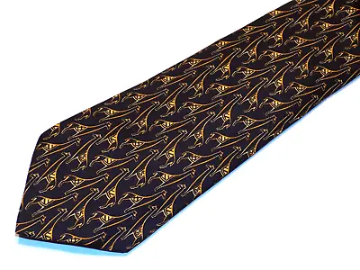 SALVATORE FERRAGAMO [ ANIMAL PRINT ] Men's Tie 100% Silk  Made In Italy • $16.99