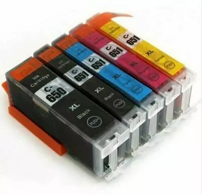 20 CLI 651 PGI 650 XL Ink Cartridges - Canon Pixma MG5660 MG6660 IP7260 Printer • $21.44