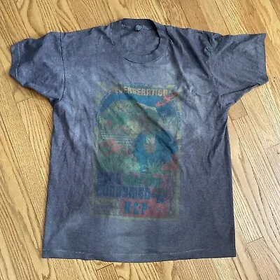 Vintage Echo And The Bunnymen Reformation Tee Shirt Post Punk Single Stitch 1990 • $100