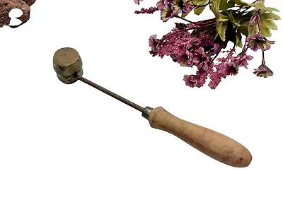 Millinery Flower Making Tool Vintage Petal Mould Leather Silk Make Mold No 27 • $80