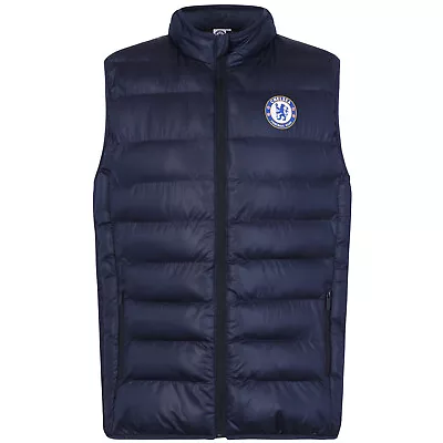 Chelsea FC Official Soccer Gift Mens Padded Body Warmer Jacket Gilet • $79.99