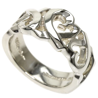 £77.84 • Buy TIFFANY&Co.   Ring Triple Rubbing Heart Silver