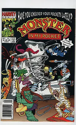 Monster In My Pocket 1 1st Appearance In Comics Newsstand App 1991 Harvey Horror • $29.99