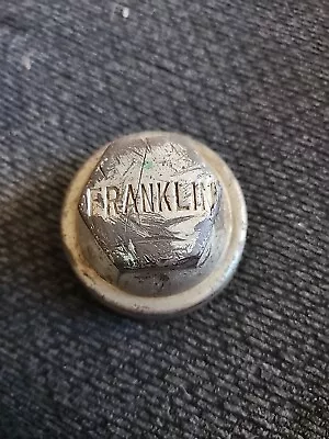 Early 1900’s Franklin Brass Threaded Screw-on Hubcap Hub Grease Cap Nut Antique • $65