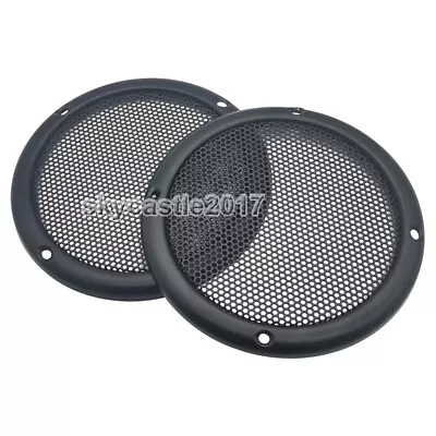 2pcs 3  Inch Speaker Cover Metal Mesh Grille Aduio Decorative Circle Protection • $5.98