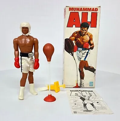 1976 Denys Fisher Mego Muhammad Ali In SUPER RARE WHITE BOX!! Holy Grail • $499.99