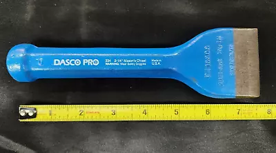 Dasco Pro 334 Masons Chisel 2-1/4 X 7-1/2 Made In The Usa • $17.49