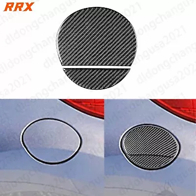 Carbon Fiber Exterior Fuel Tank Cap Oil Gas Cover For Hyundai Veloster 2011-2017 • $26.99