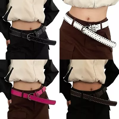 Adjustable Pin Buckle Waist Belt Universal Waist Belt For Women Jeans Skirt Coat • £8.28