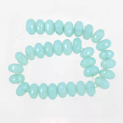 33 Blue Opalite Rondelle Micro Faceted Beads 10mm #60026 • $10.09