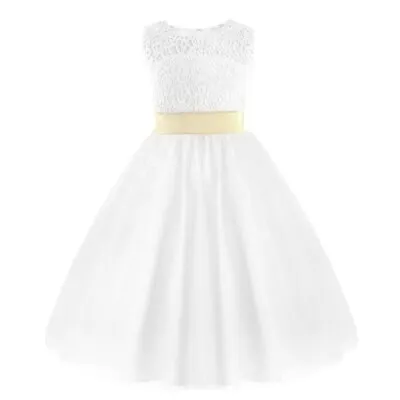 $29 • Buy Girls Party Tea Wedding Flower Girl Communion Dress