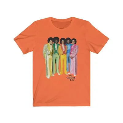 Jackson Five Retro Tee - Young MJ Michael - 70s Motown Jackson 5 Jersey T-Shirt • $22