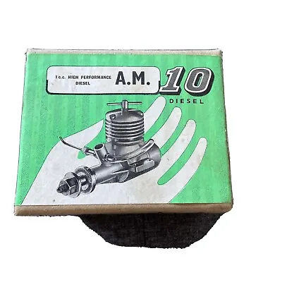 £73 • Buy Very Nice USED A.M 10 1cc Allen Mercury Diesel Model Vintage Engine In Box