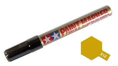 Tamiya 89012 X-12 Gloss Gold Leaf Enamel Paint Marker Plastic Model Craft Tools • $3.90