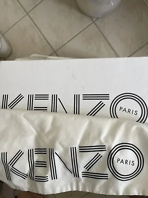 Pre Loved Kenzo White K-City Sneakers Size 38 RRP $420 • $50
