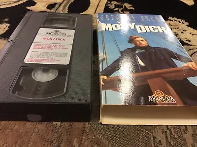 Vhs Moby Dick 1990 Mgm Gregory Peck Richard Basehart • $5