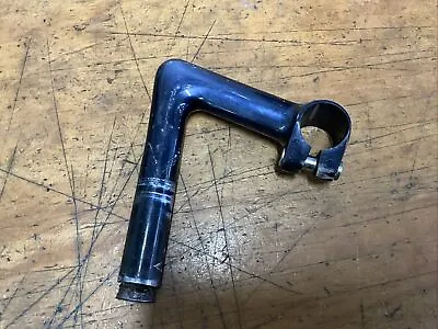 Vintage Cinelli 100mm Drop Bar Road Bicycle Stem Black Quill 1 Inch  • $21.24