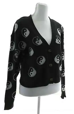Derek Heart Womens Sweaters V Neck Long Sleeve Color Black & White Size M • $16.79