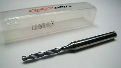 MIKRON CrazyDrill Carbide Coolant Drill 3.1mm X 24.5mm X 6mm • $82.13