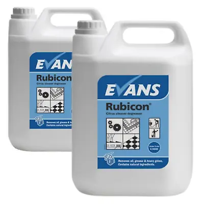 £26.99 • Buy Evans Rubicon Oil & Grease Remover Cleaner Degreaser 2x 5ltr VERY EFFECTIVE