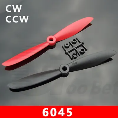 Pair 6045 6 Inch 2-Blade Propeller Prop CW CCW For RC Plane FPV Quadcopter Drone • $2.25