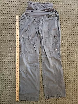 A Pea In The Pod Maternity Stretch Cargo Pants Size: Small Color: Grey • $7.90