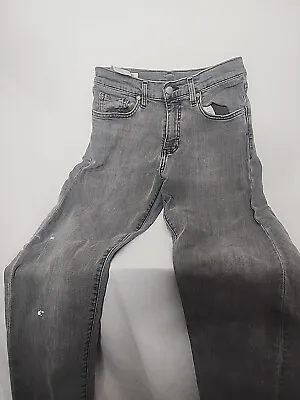 Vintage Premium Levis Jeans Mens 30x34 Grey Denim Big E • $59.97