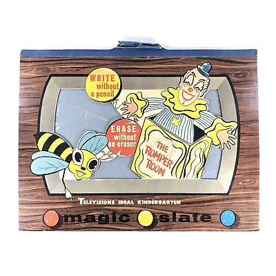 RARE Vintage The Romper Room Magic Slate Works (Slate ONLY) 12 3/4-in Wide AS IS • $29.95