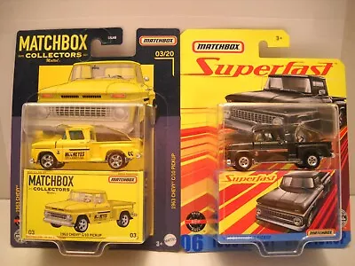 Matchbox Superfast Collectors Series Lot 1963 Chevy C10 Pickup Truck Mooneyes • $36